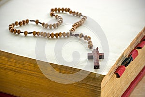 Catholic rosary beads