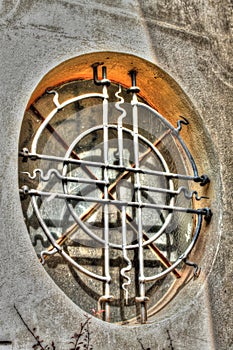 Catholic Window of Church in Frydlant