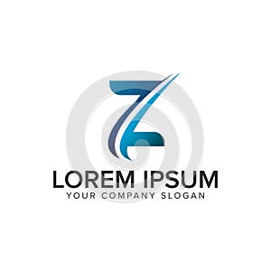 Cative Modern letter Z Logo design concept template . fully editable photo