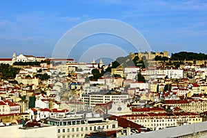 Catle Hill and Downtown, Lisbon, Portugal