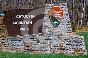 The Catoctin Mountain Park Sign