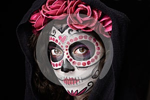 Catrina skull look photo