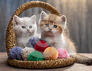 cats, kittens, close up, toy, cat, kitten