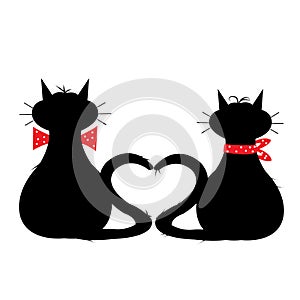 Cats in love