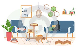 Cats Lover Room Background