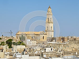 Cattedrale metropolitana di Santa Maria Assunta cathedral of Lecce. Puglia, Italy.