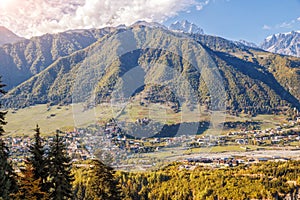 Caucasian landscape in Upper Svaneti, Georgia