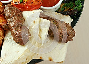 Caucasian Luleh kebab