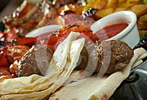 Caucasian Luleh kebab