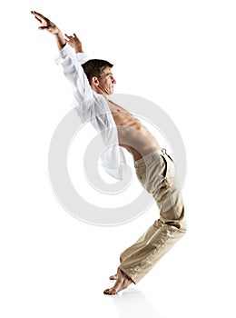 Caucasian male dancer