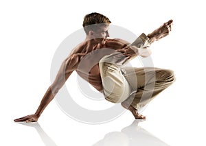 Caucasian male dancer