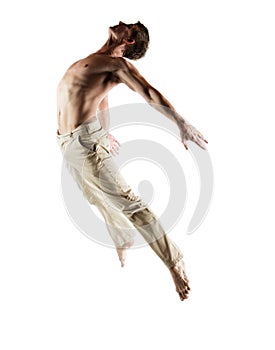 Caucasian male dancer