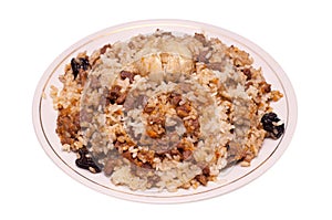 Caucasian traditional pilaf