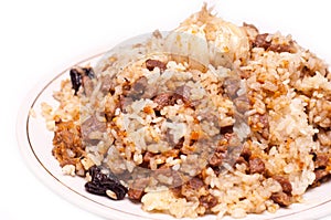 Caucasian traditional pilaf