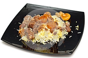 Caucasian traditional pilaf.