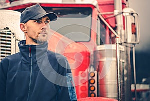 Caucasian Trucker Portrait