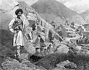 The Caucasian warrior.