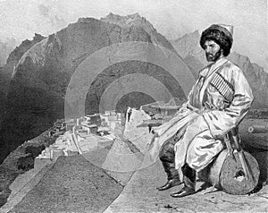 The Caucasian warrior.