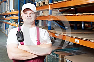 Caucasian young manual worker