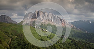 Caucasus mountains Eastern and Western Acheshbok under a blue