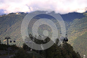 Caucasus Mountains on Krasnaya Polyana