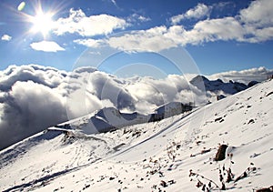 Caucasus Mountains on Krasnaya Polyana