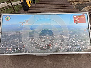 Caucasus mountains panorama Pyatigorsk