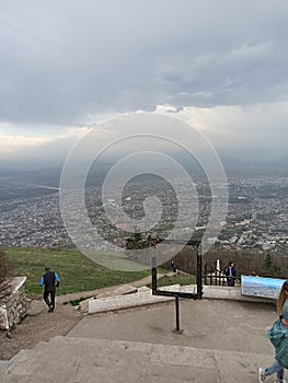 Caucasus mountains panorama Pyatigorsk