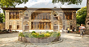 Sheki Khan Palace in Caucasus Mountains