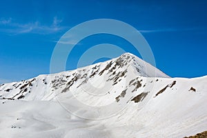 Caucasus Mountains. View from Muhu Pass, Karachay-Cherkessia, Russia