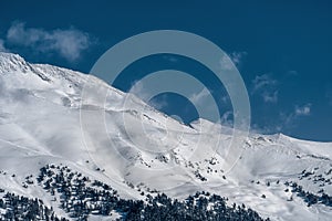 Caucasus mountains. View from the Northern slope of the Arkhyz ski resort