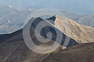 Caucasus mountines range photo