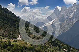 Caucasus mountines photo