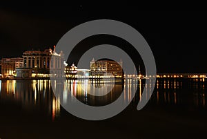 Caudan Waterfront at Night