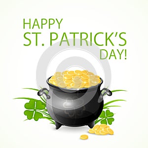 Cauldron of gold and a happy St Patricks Day