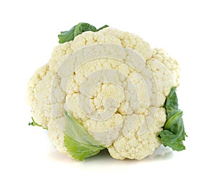 Cauliflower isolated on white