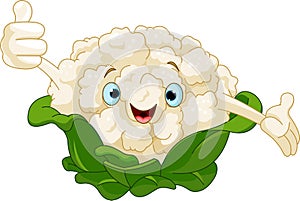 Cauliflower Presenting Something