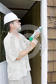 Caulking doors