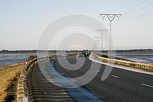 Causeway to the island of Romo photo