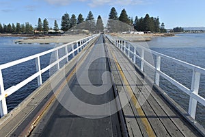 The Causeway Victor Harbor town in South Australia State Australia