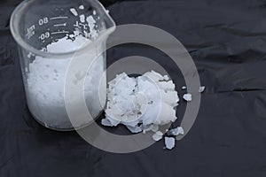 caustic soda flake sodium hydroxide flake photo