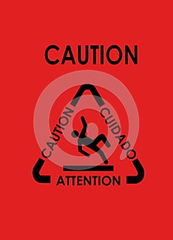 Caution! photo