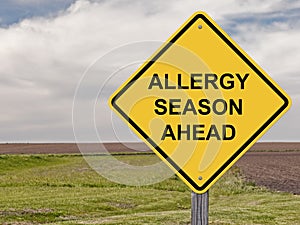 Caution - Allergy Season Ahead