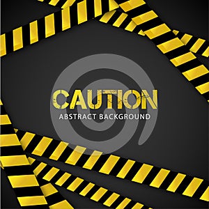 caution background vector illustration