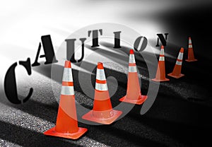 Caution cones 2