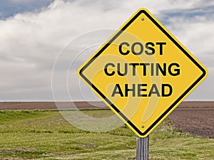 Caution - Cost Cutting Ahead photo