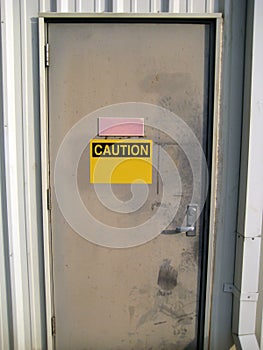 Caution Door