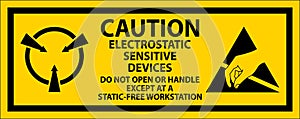 Caution Electrostatic Sensitive Devices