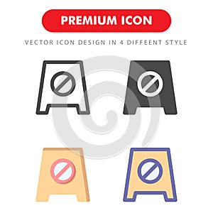 Caution icon pack isolated on white background. for your web site design, logo, app, UI. Vector graphics illustration and editable
