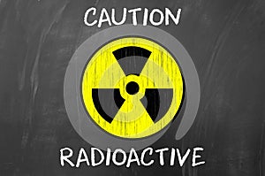 Caution Radioactive Symbol